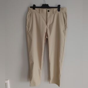 Men's Lululemon Relaxed Tapered Hiking Golfing Work Pants 33